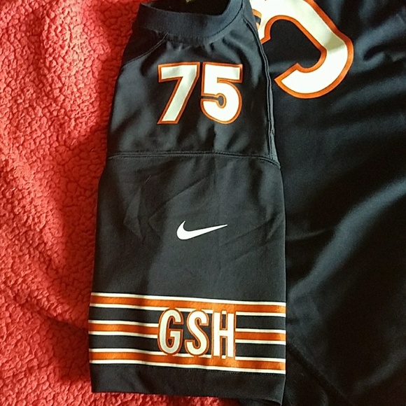 Chicago bears #75 Long on field nike Jersey large - Picture 3 of 5